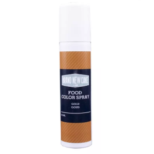 Brand New Cake Kleurspray Metallic Goud 100ml