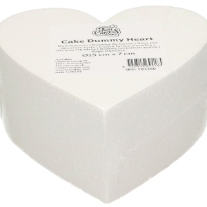Taart Dummy Hart Ø15 cm x 7 cm