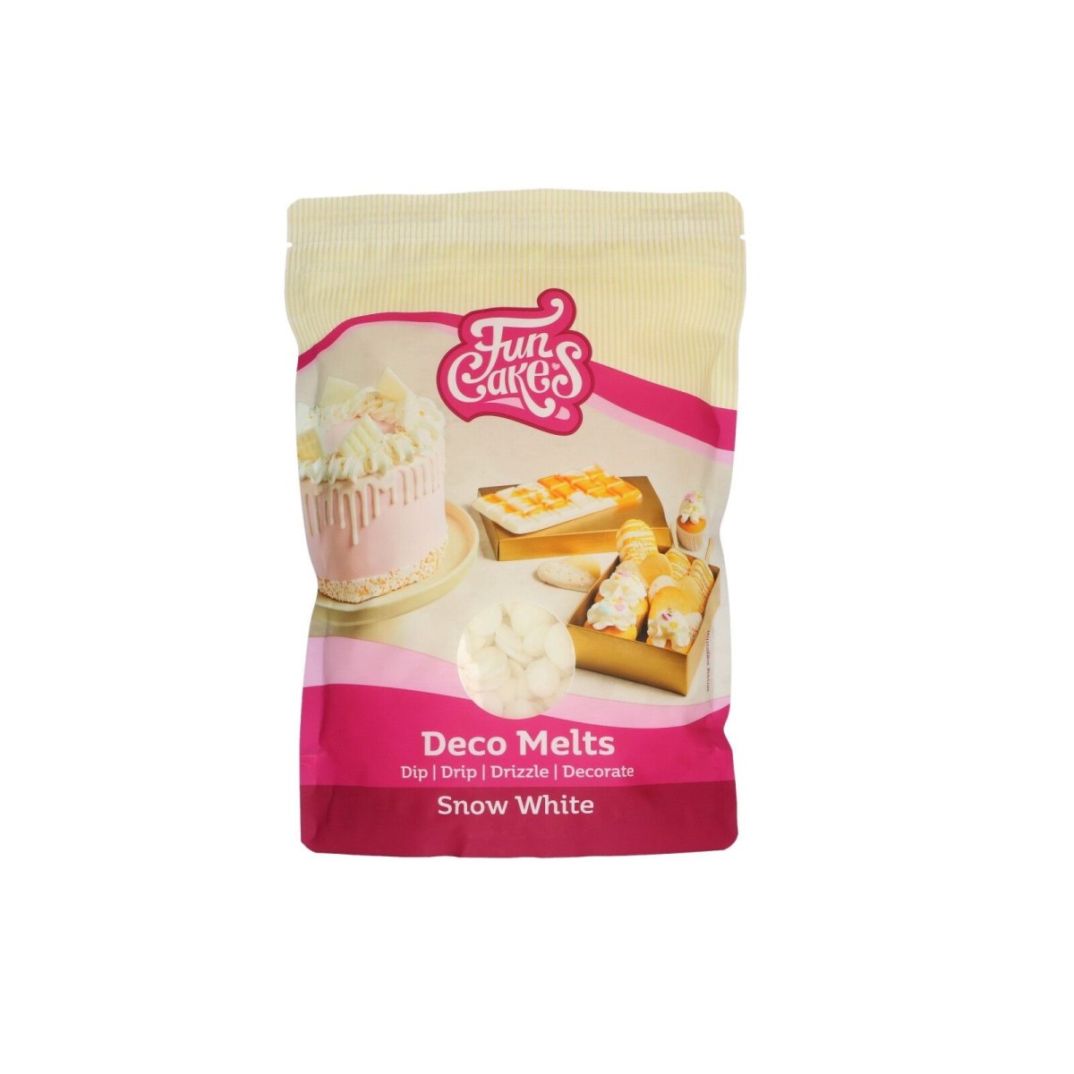 FunCakes Deco Melts – Sneeuw Wit – 1kg